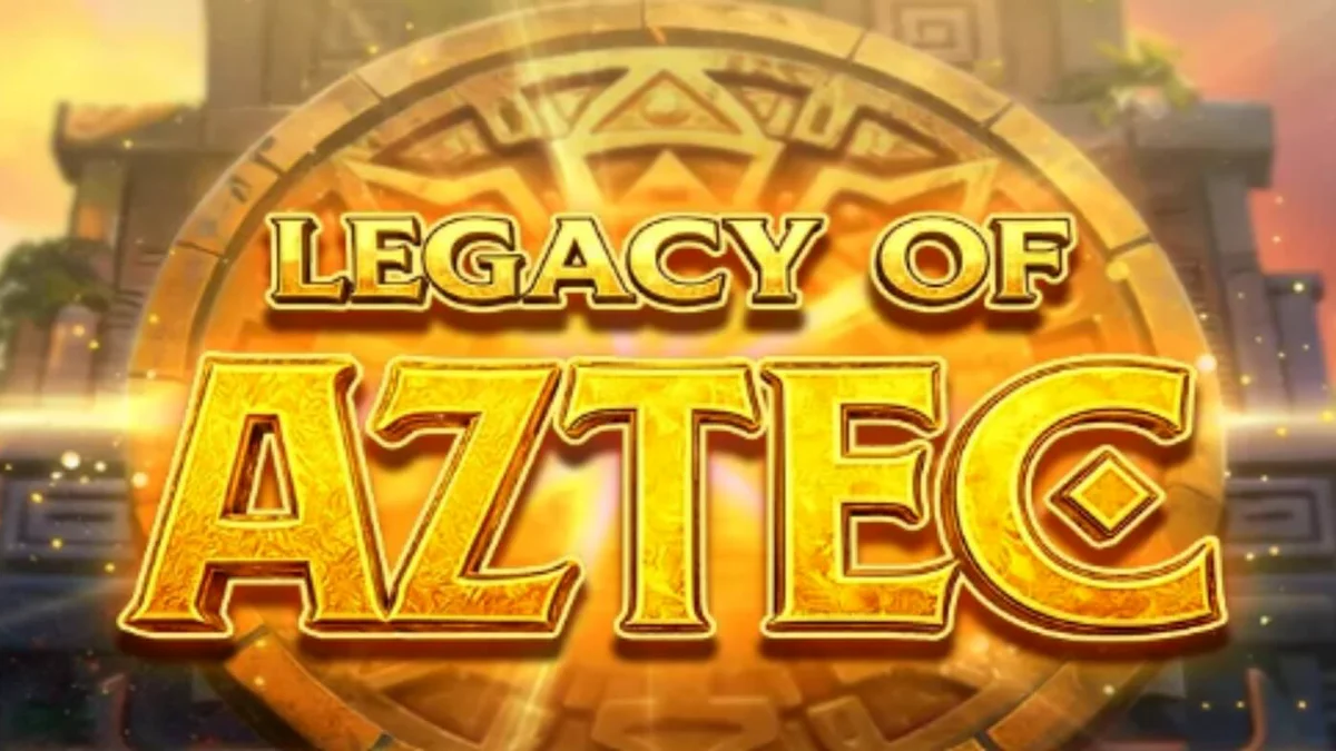 Tampilan visual slot Legacy of Aztec dengan latar belakang kuil kuno dan hutan rimbun